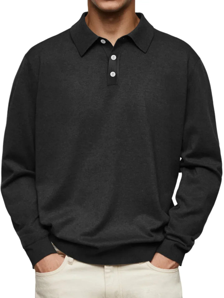 Jean-Baptiste™ | Polo de Luxe à Manches Longues