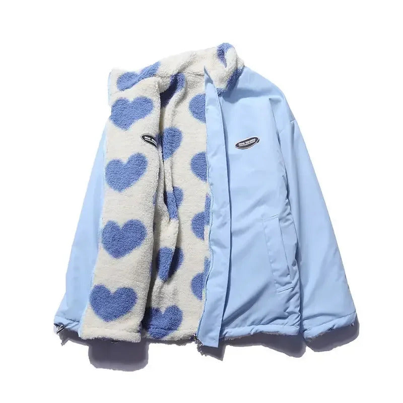 Katharina™ | Veste réversible à motifs cœur