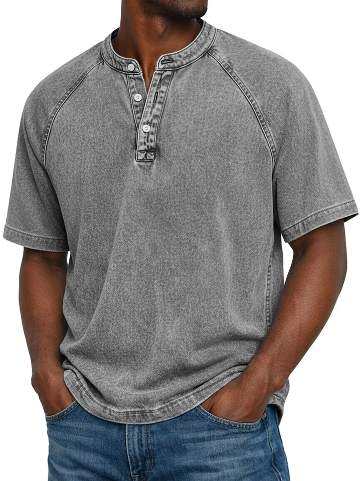 Étienne | Chemise vintage boutonnée pour homme