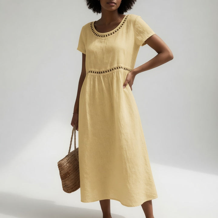 Camille | ROBE BRODÉE POUR FEMME