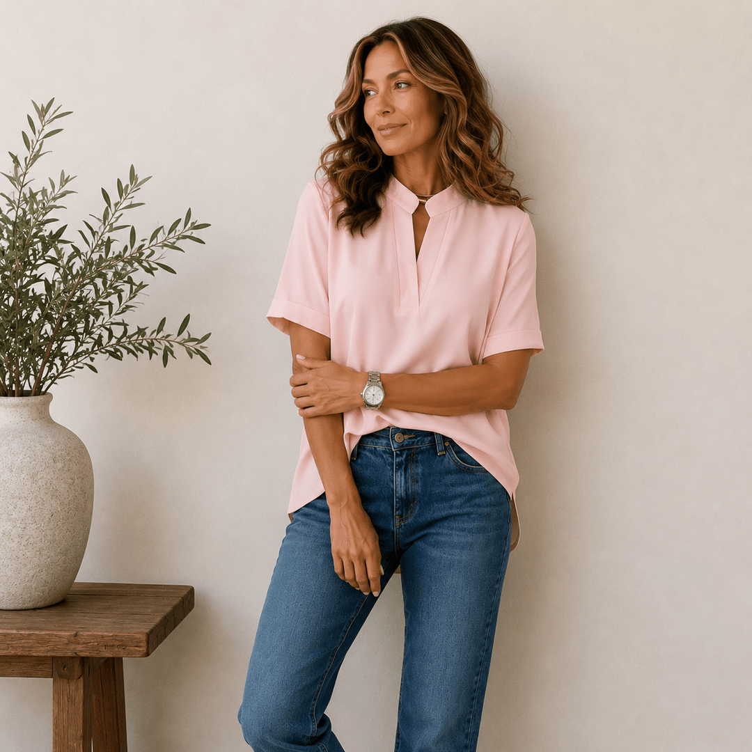 Emilia | Blouse chic et flatteuse à col V