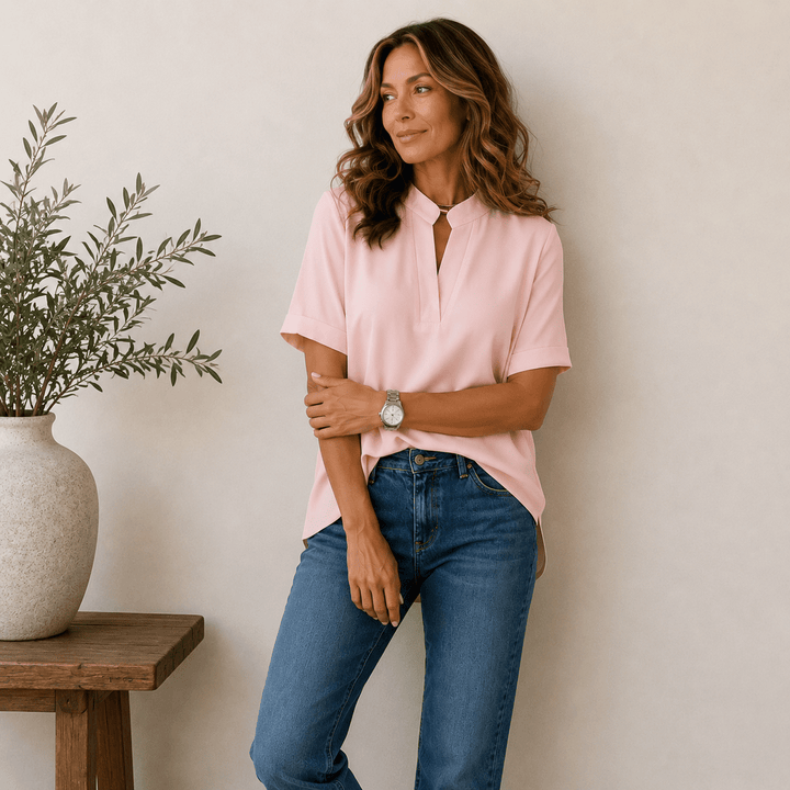 Emilia | Blouse chic et flatteuse à col V