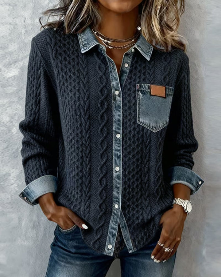 Mila™ | Chemise décontractée Patchwork