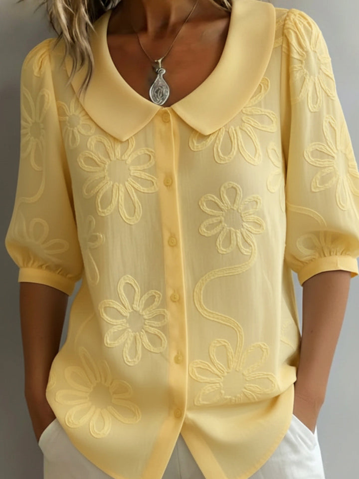 Aurélie | Blouse Florale Légère et Élégante pour l’Été