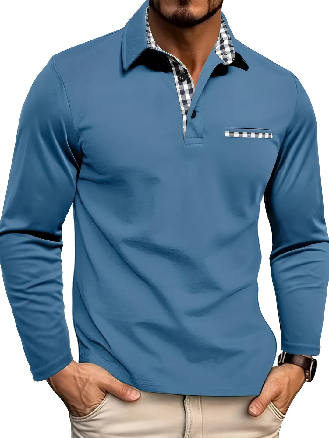 François™ | Polo Premium à Manches Longues