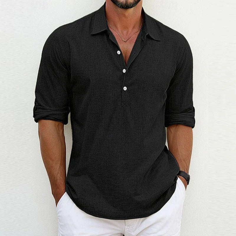 Henri™ | Chemise en coton haut de gamme pour homme