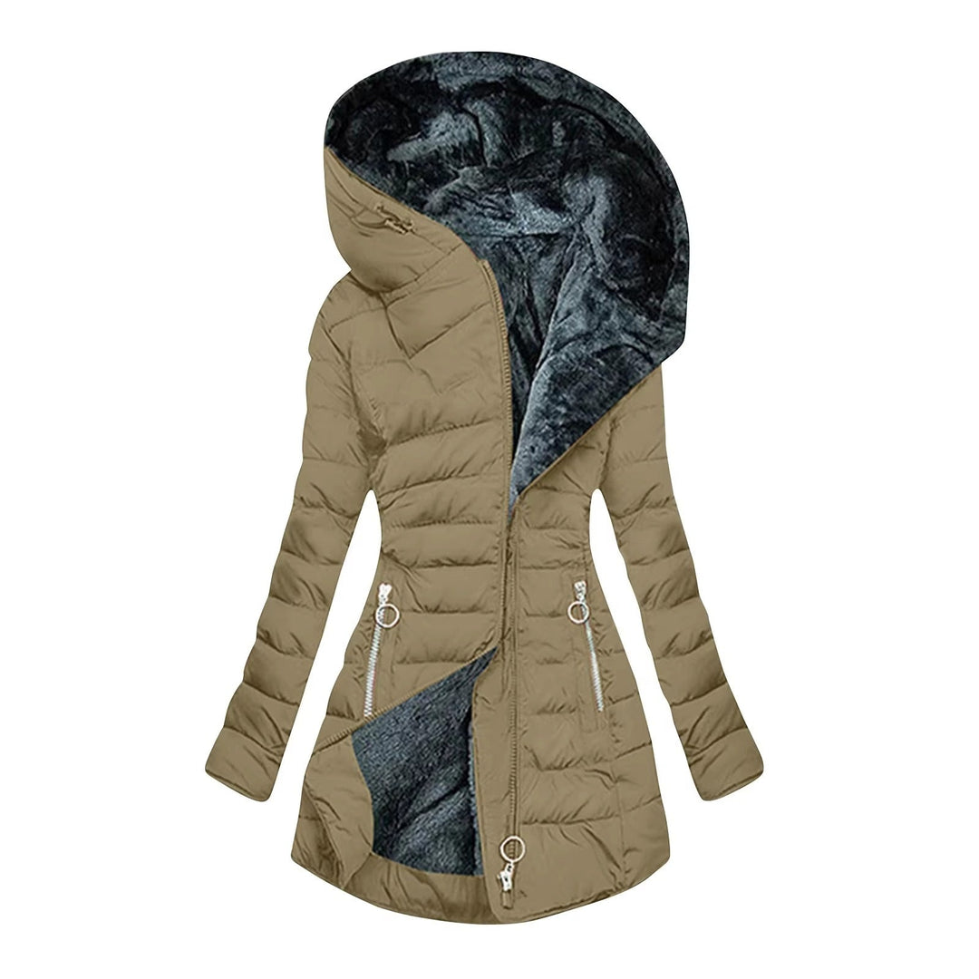Camilla I Manteau d'hiver luxueux et chaud
