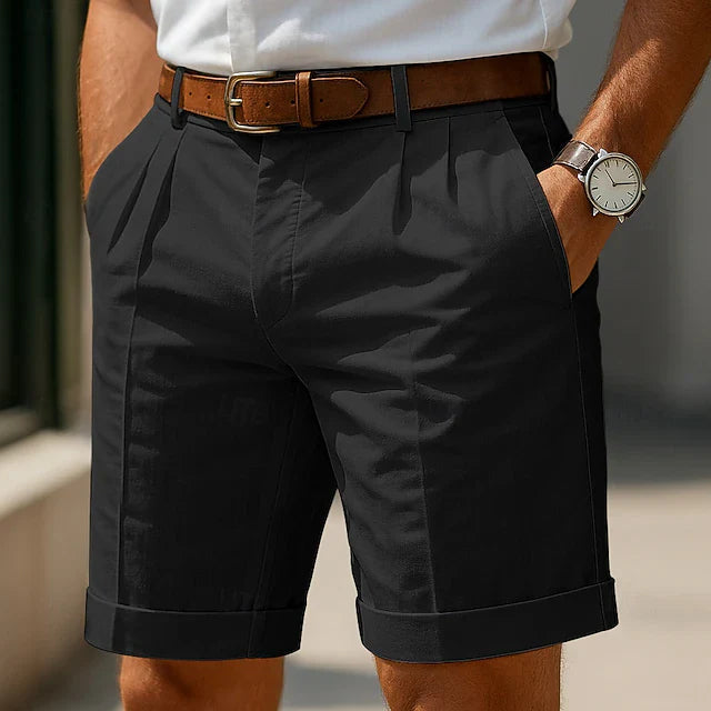 Philippe | Short chino plissé d'été