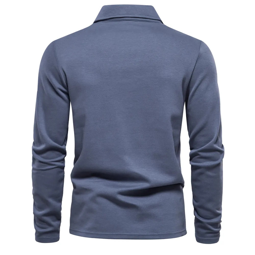 Xavier™ | Polo décontracté à manches longues