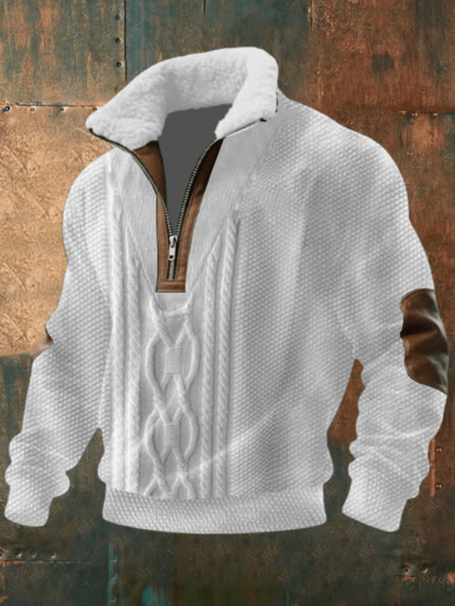 Pull avec Col en Fleece