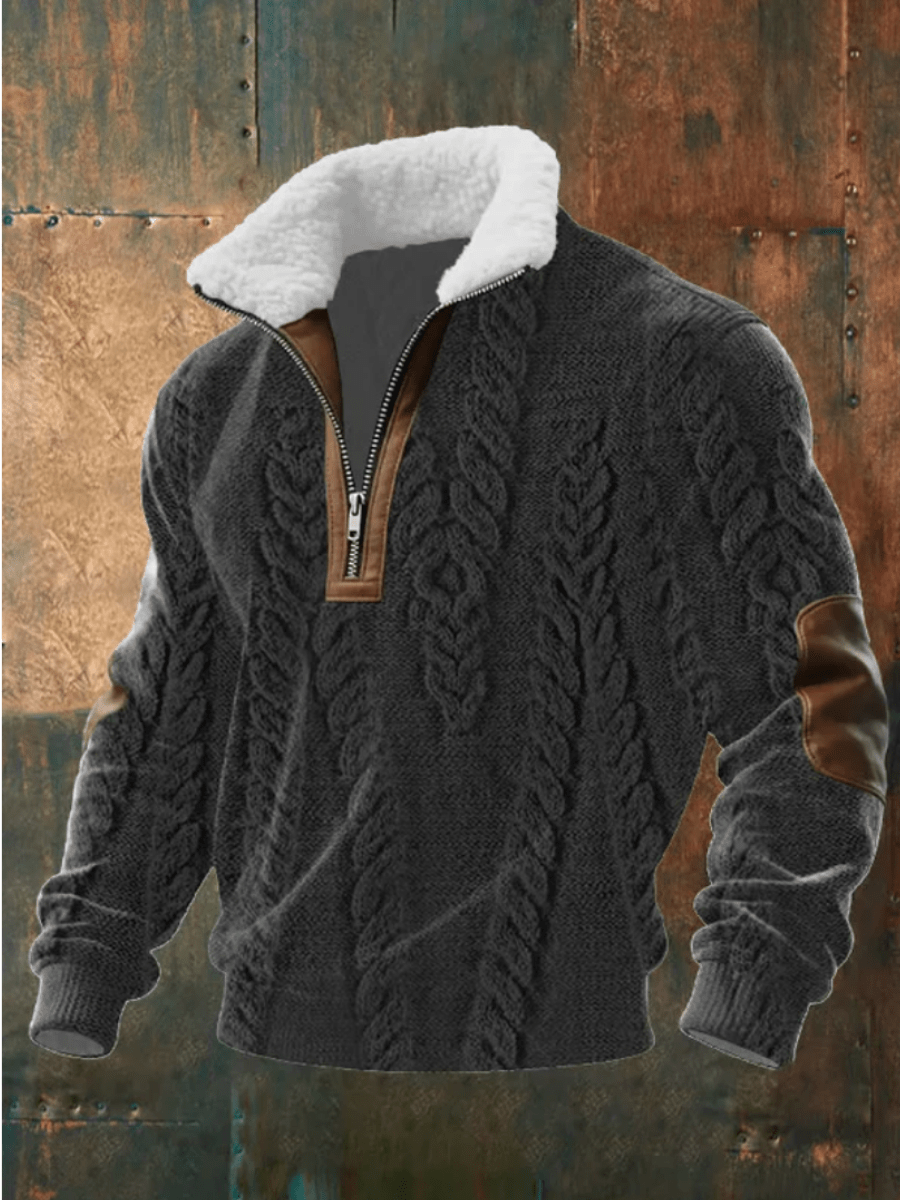 Pull avec Col en Fleece