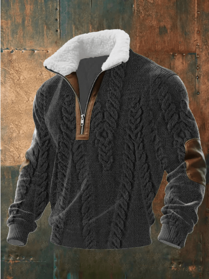 Pull avec Col en Fleece