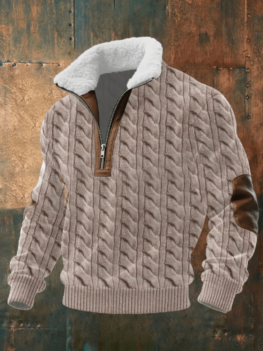 Pull avec Col en Fleece